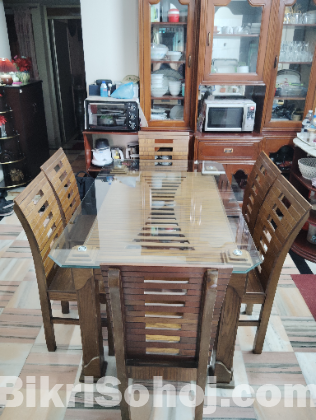 6 Chairs Dining Table